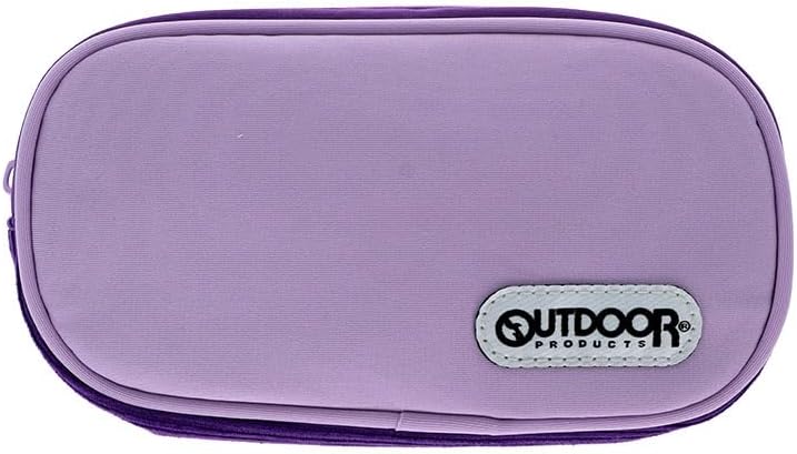 Detalle de サンスター文具 OUTDOOR PRODUCTS ペンケース ジャージ素材・リブ切替の大きめシングルルーム
