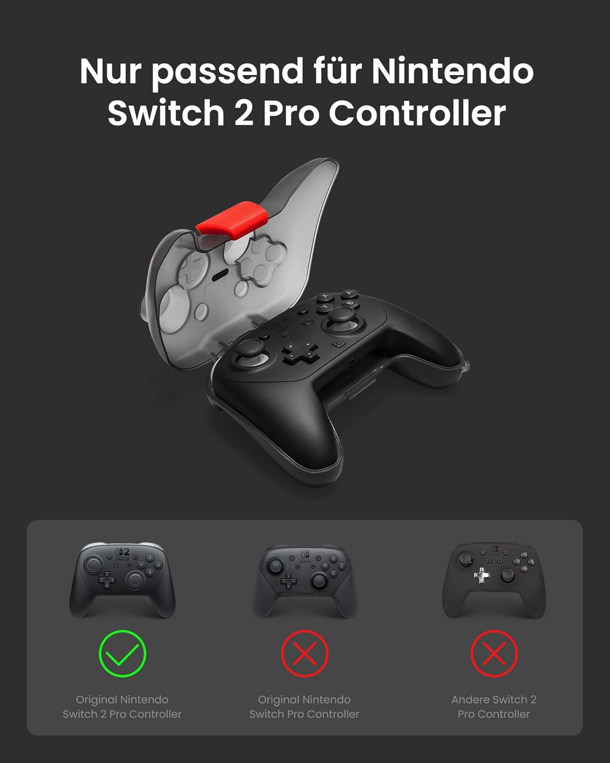 Detalle 2 de tomtoc Switch 2 Pro Case 2025