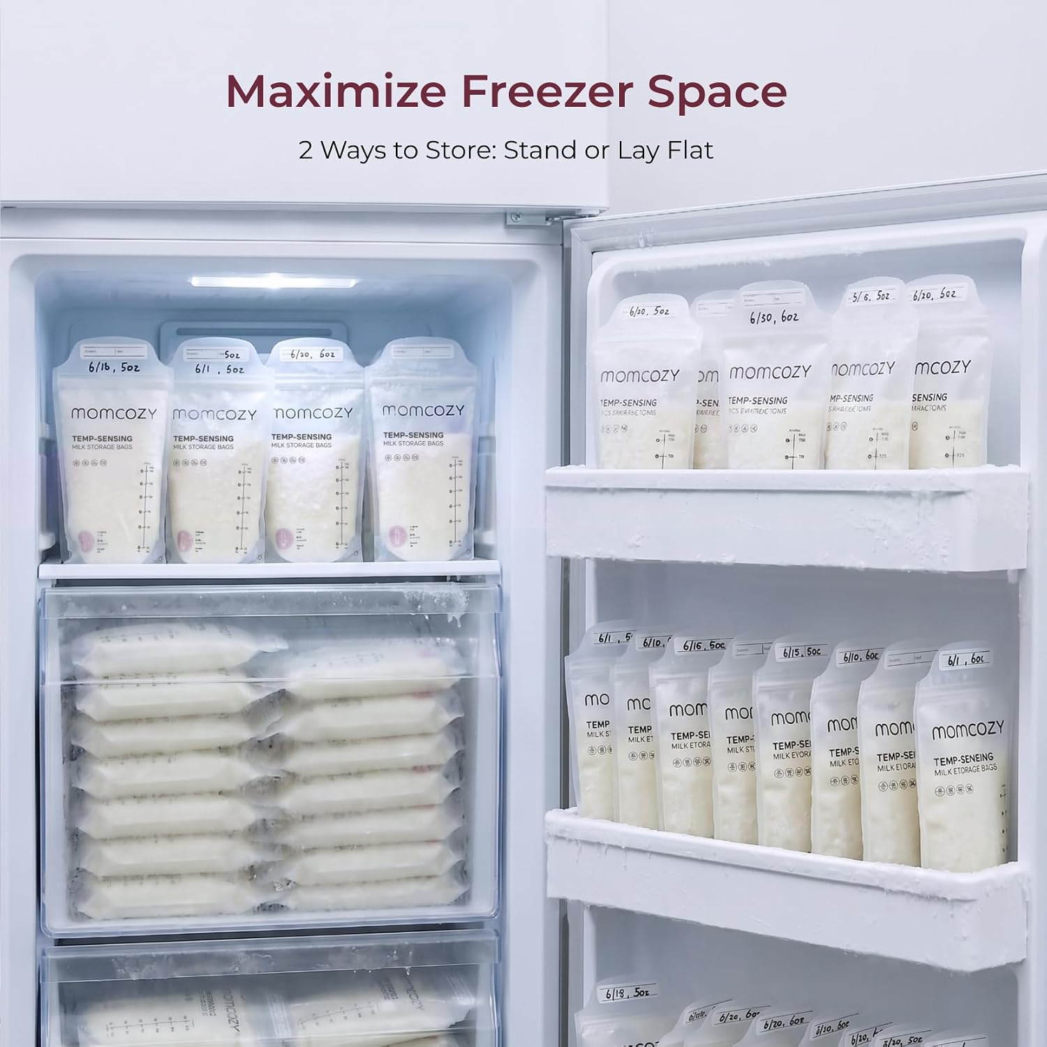 Thumbnail 5 de Momcozy Breastmilk Storage Bags 6 oz
