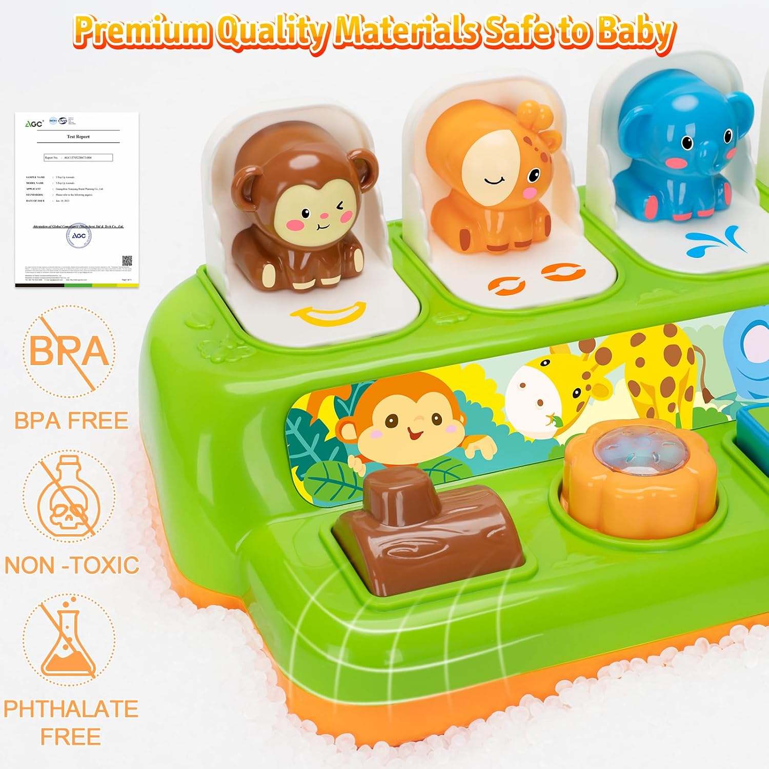 Detalle 2 de Duchong Pop Up Toys for 1 Year Old 12 Months