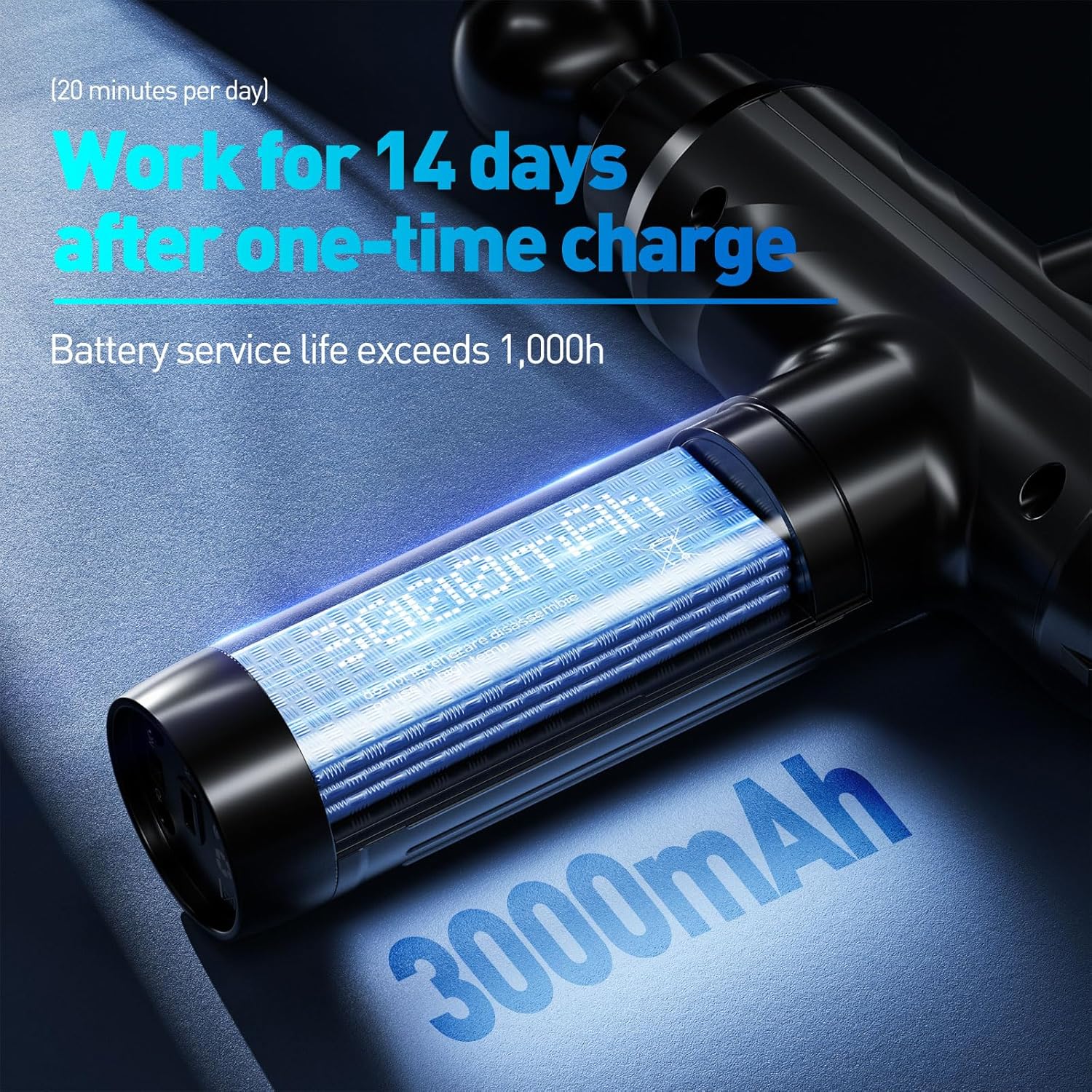 Thumbnail 3 de Massage Gun Deep Tissue Percussion Massager 30-speed