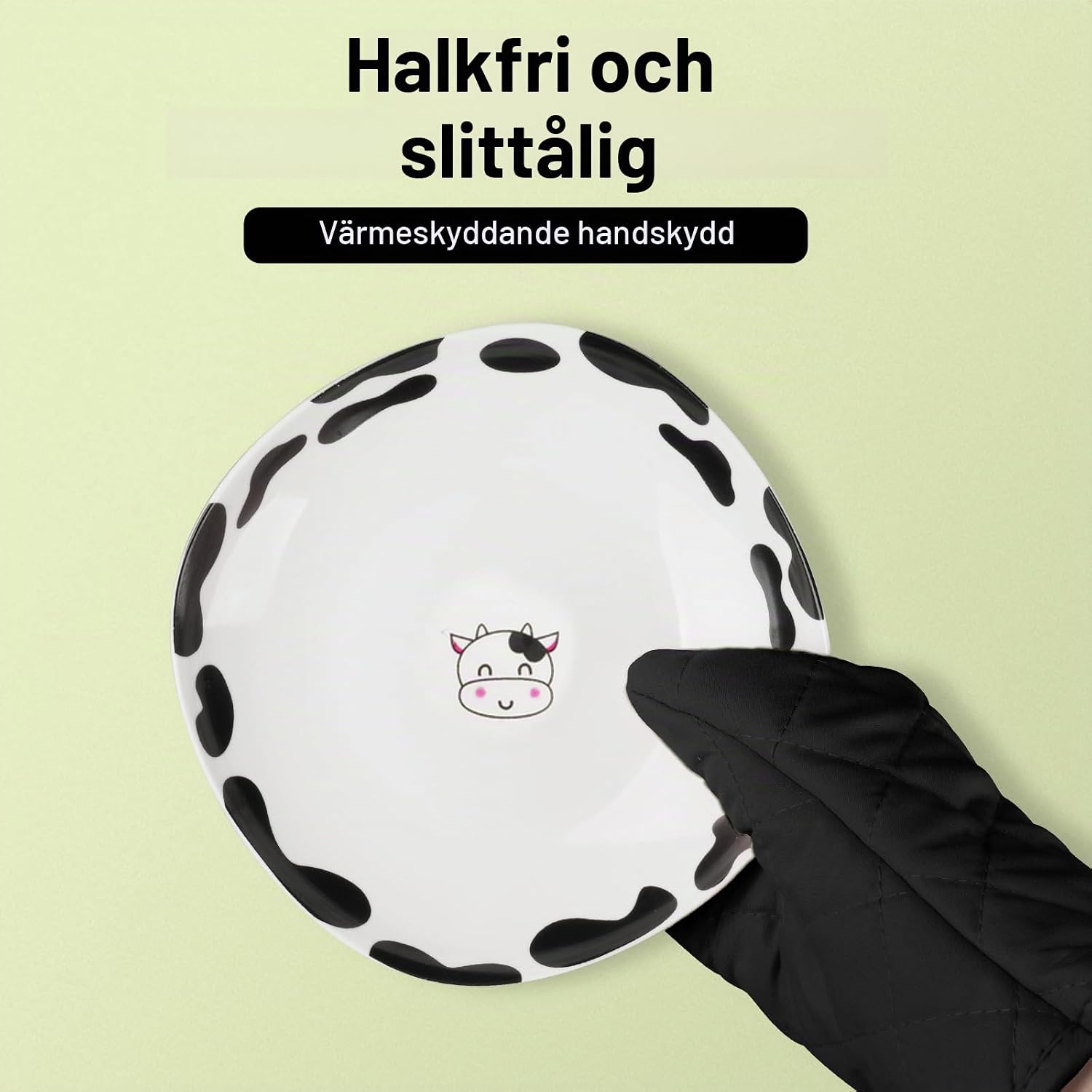 Detalle 1 de AUAUY M1-3385868 ugnsvantar i bomull, tvättbara med halkfritt grepp