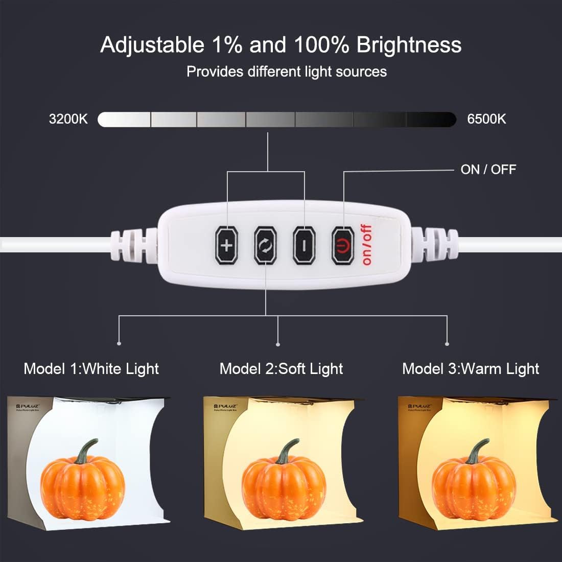 Thumbnail 4 de PULUZ Mini photo studio light box kit 24cm
