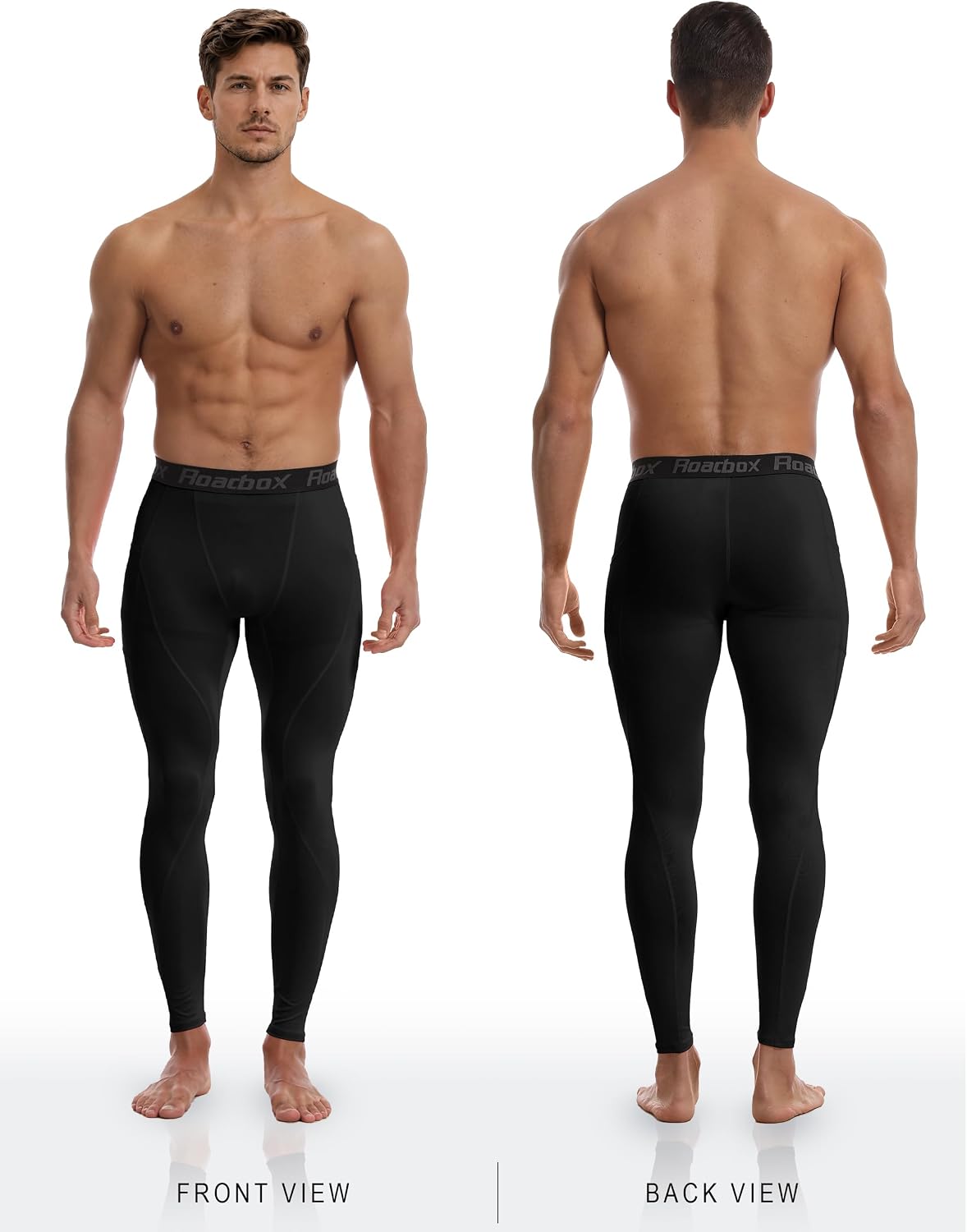 Detalle de Roadbox Men's Compression Pants with Pockets