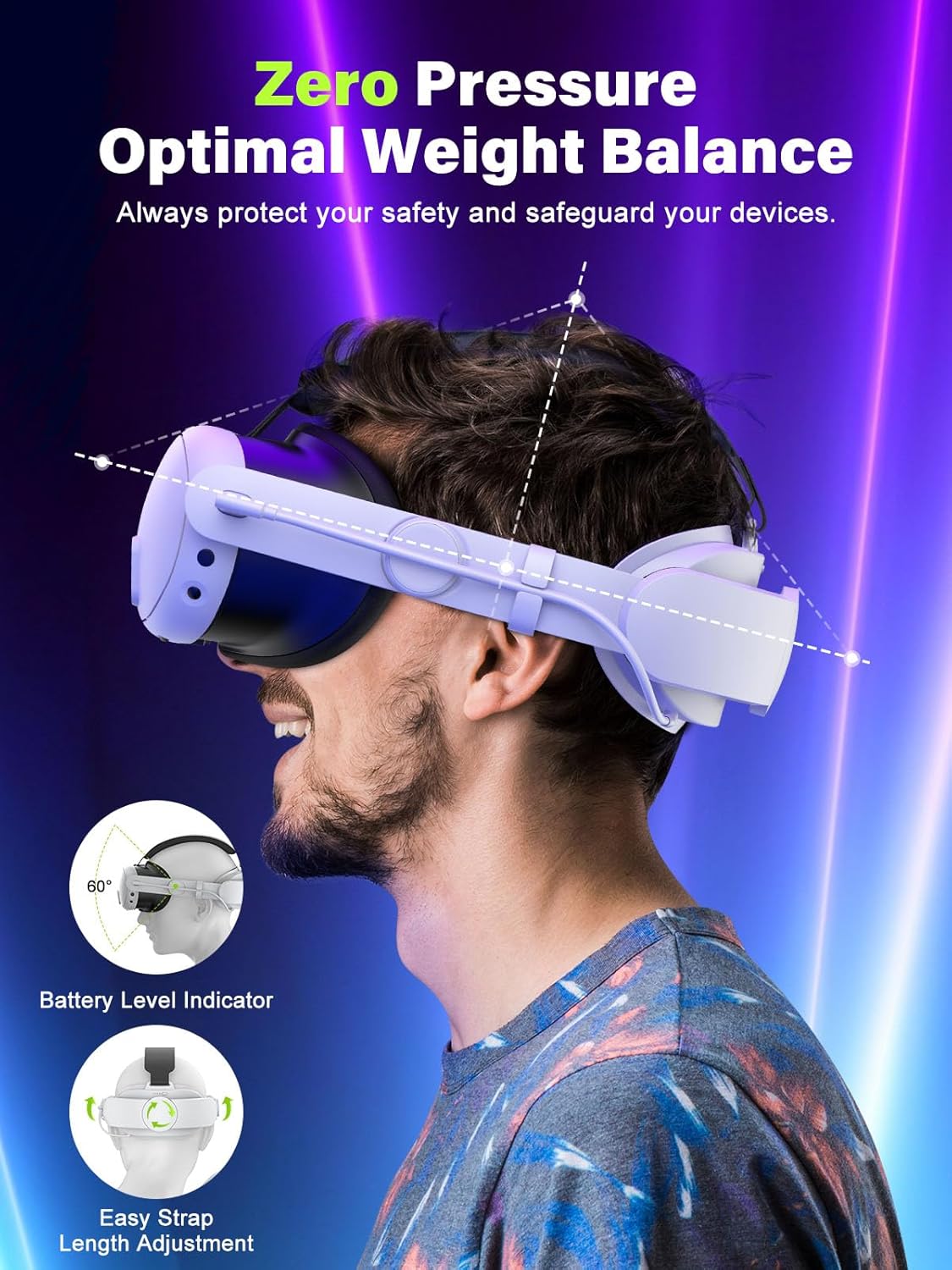 Thumbnail 3 de WaverVR VR head strap with 6000mAh battery