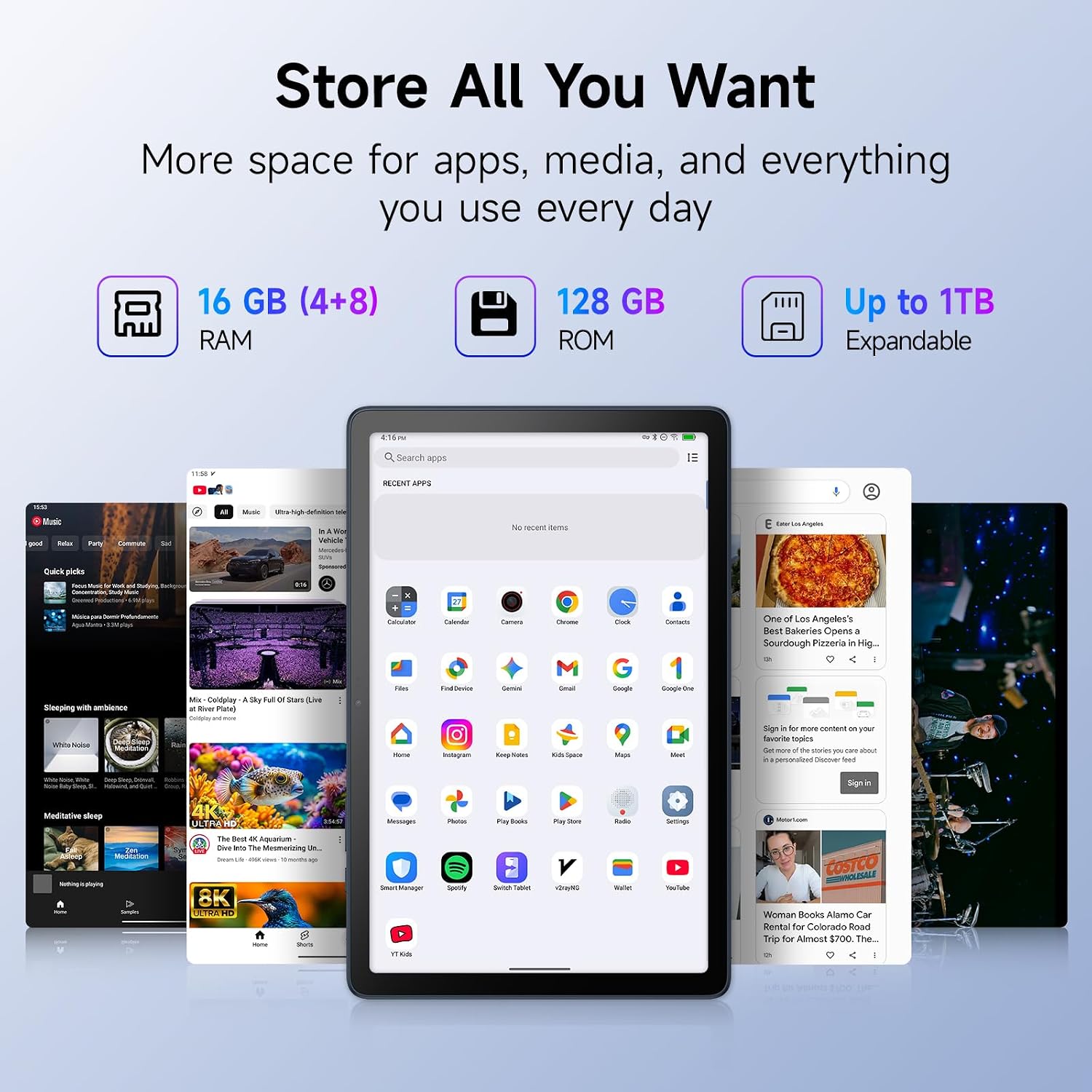 Thumbnail 4 de TCL TAB 10 Gen 4 Android Tablet, 10.1-Inch FHD Display, 4GB RAM, 128GB