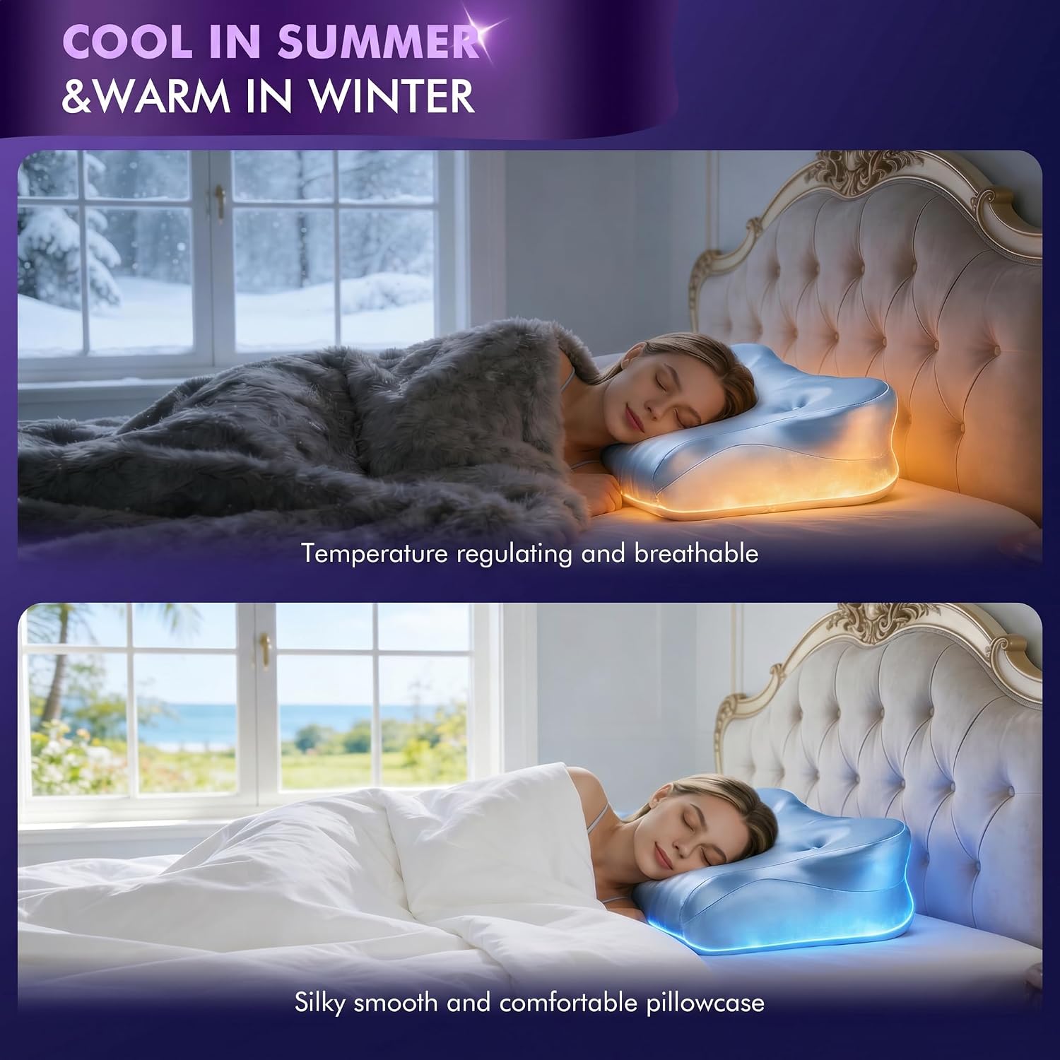 Detalle 1 de Dayme Memory Foam Cervical Pillow