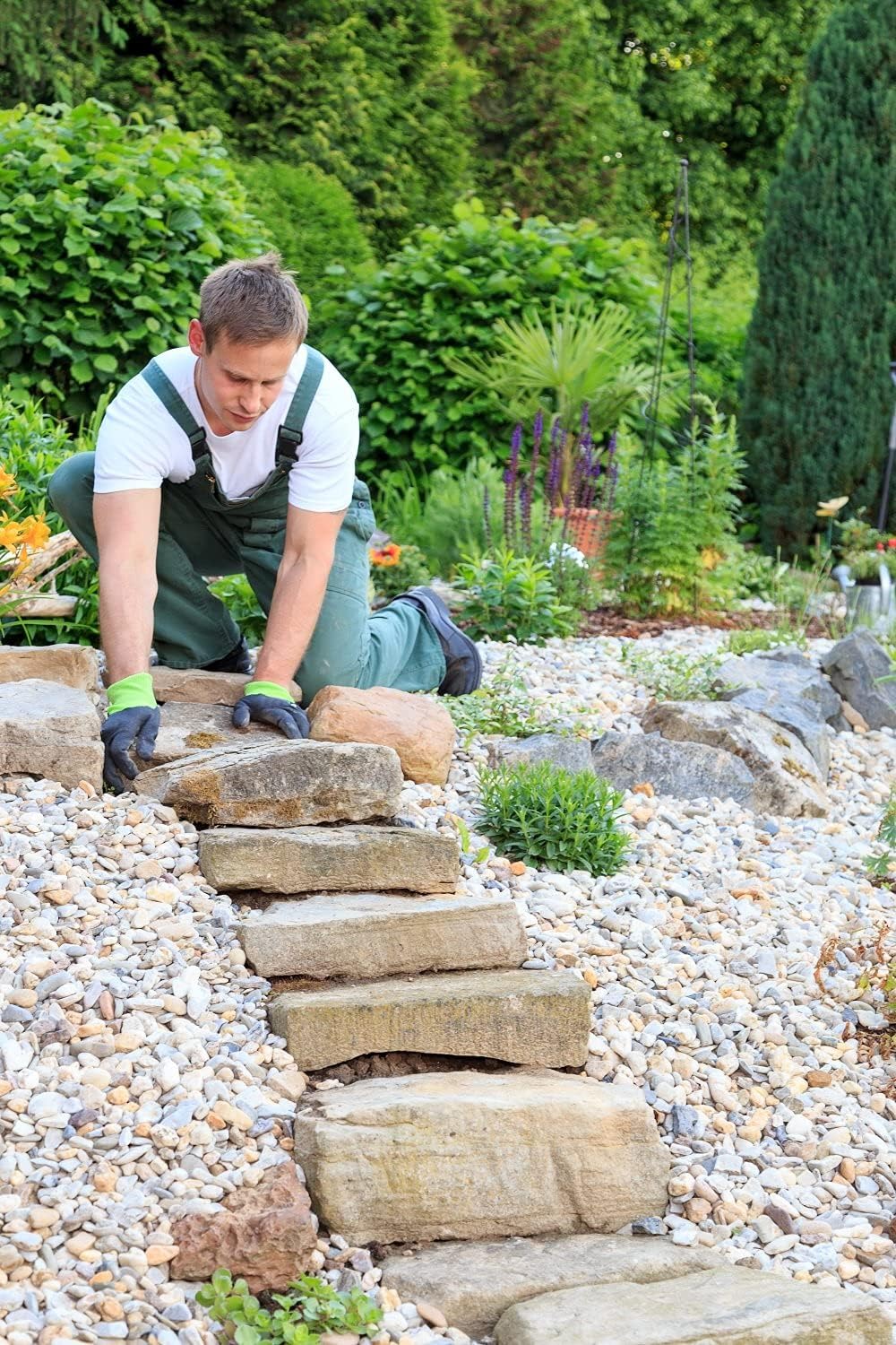 Thumbnail 4 de GardenMate telo per pacciamatura 2m x 10m (20 m²) 150 g/m² antistrappo e antierbacce, permeabile e stabilizzato ai UV