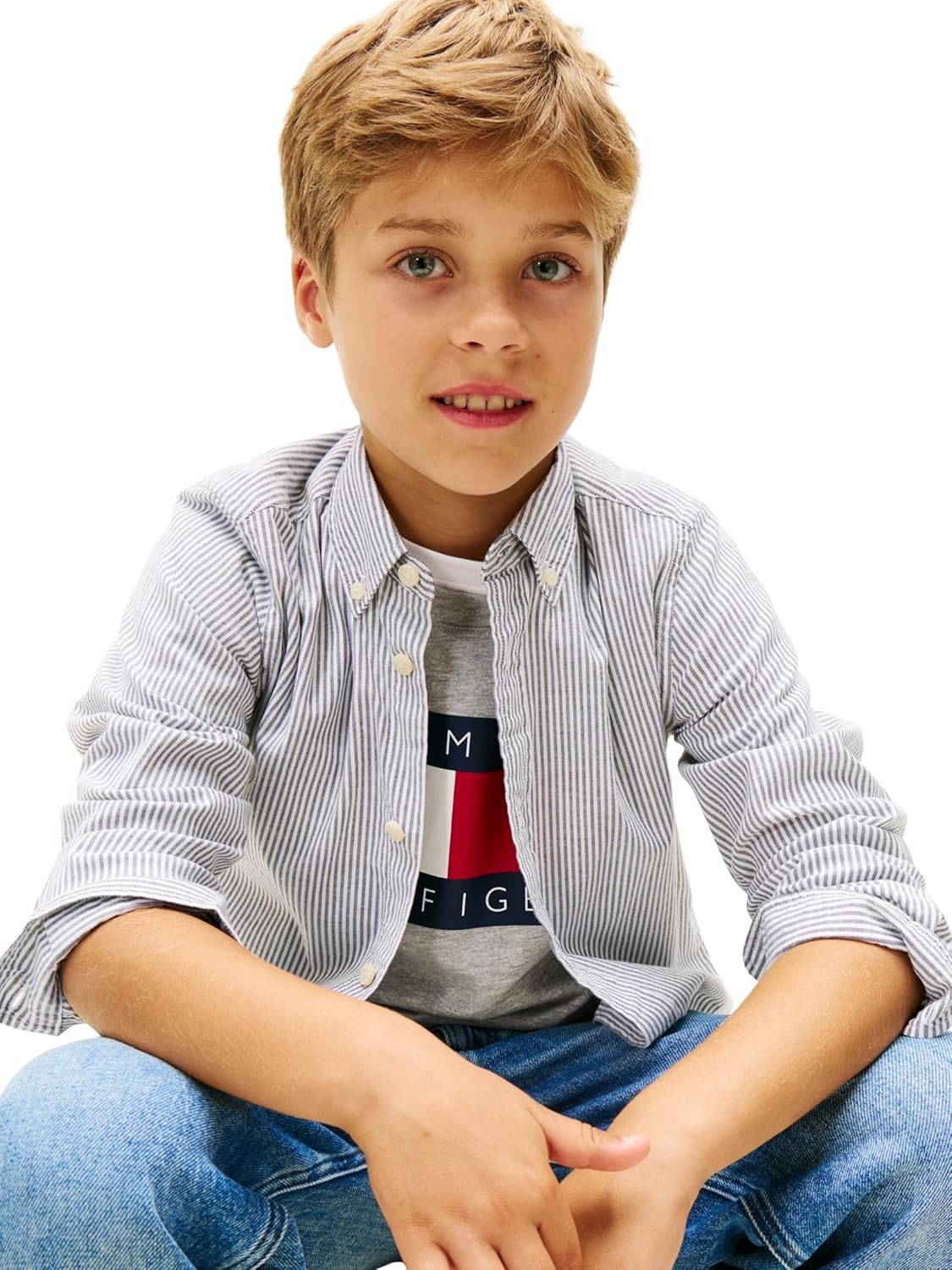 Thumbnail 2 de Tommy Hilfiger Camicia L/S Bambini e Ragazzi