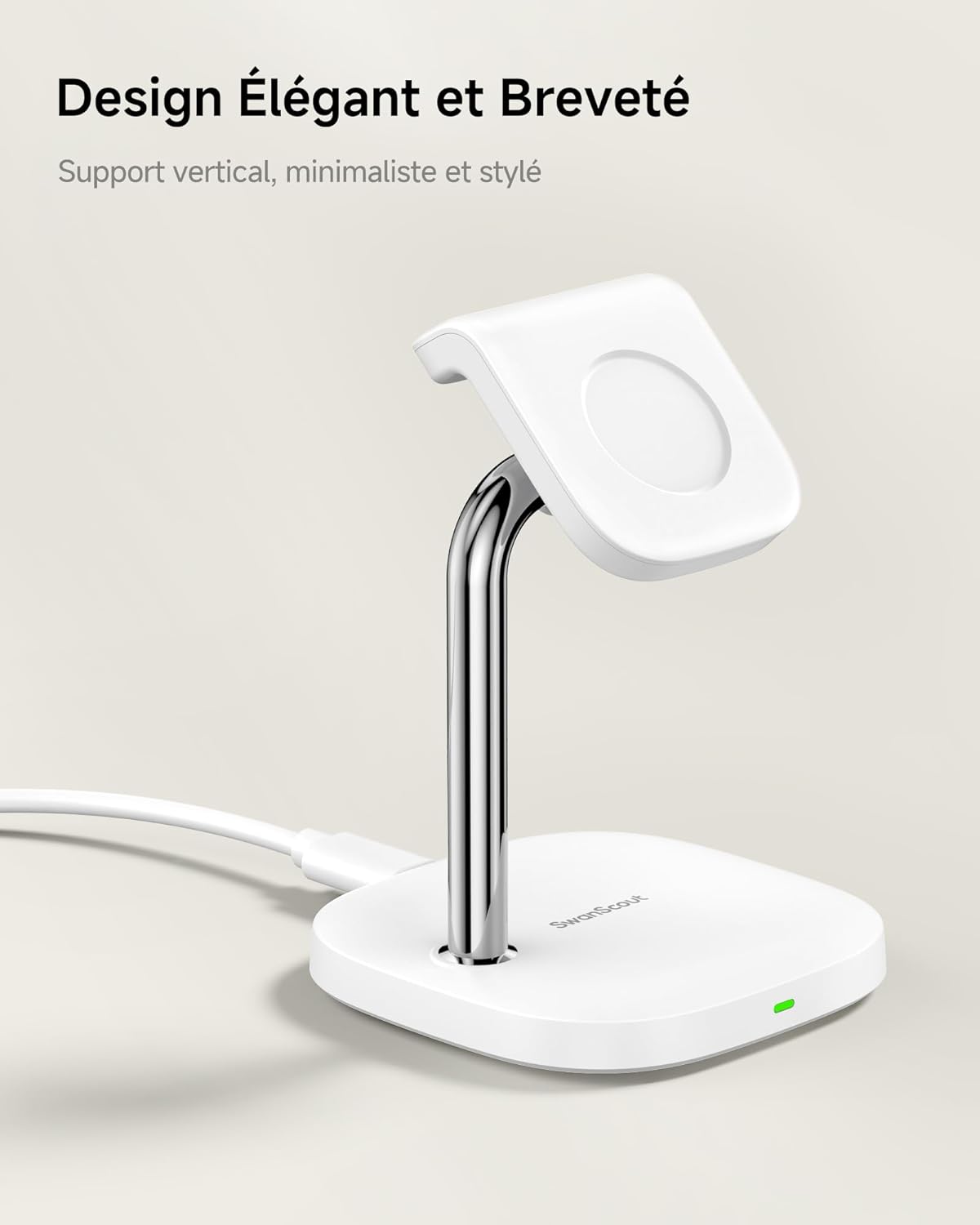 Thumbnail 1 de SwanScout 505S Support de charge 3W pour Galaxy Watch