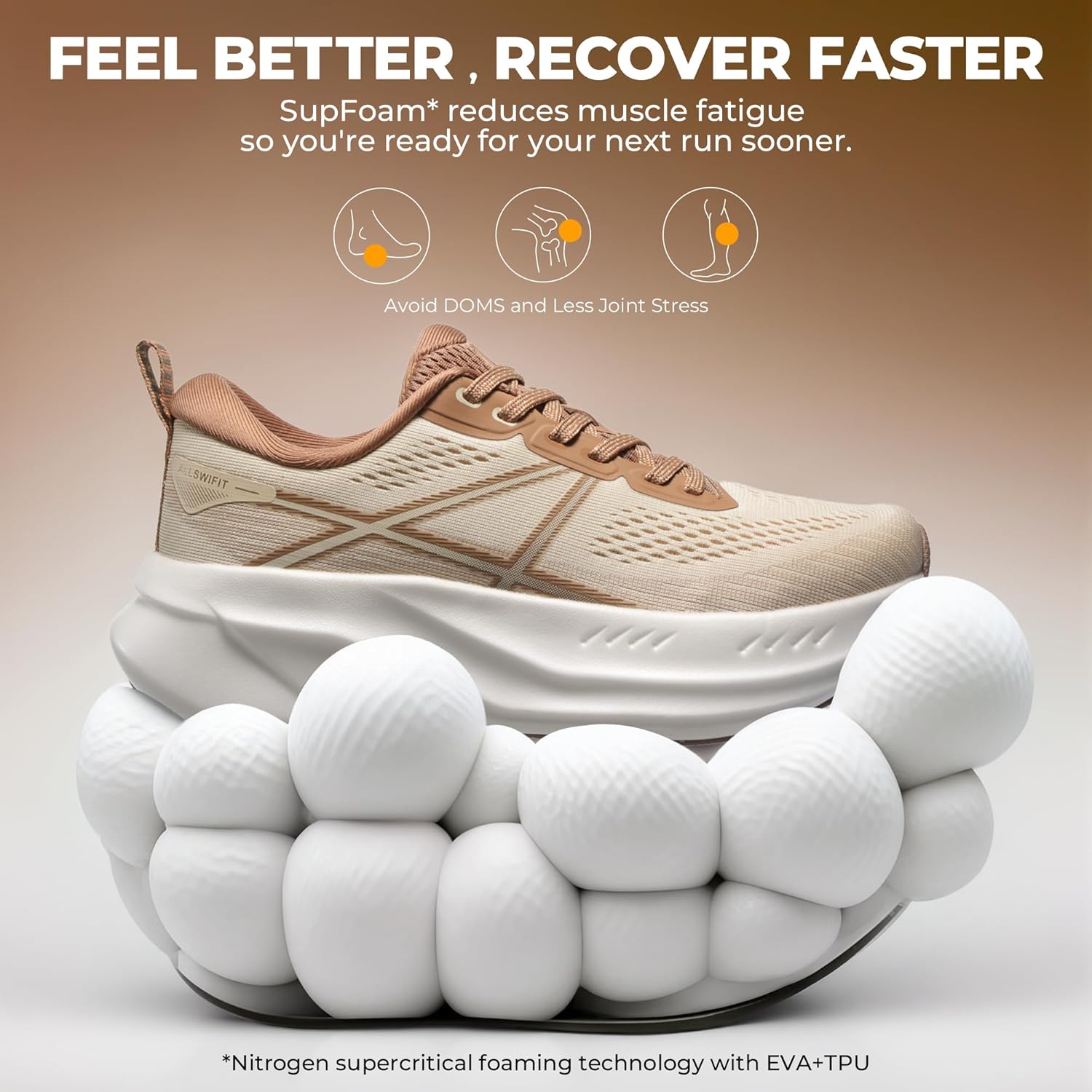 Detalle de ALLSWIFIT Women’s Road Running Shoes Cushion “Active5K”