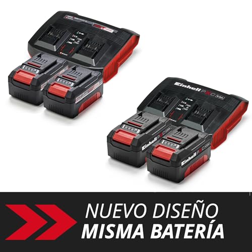 Thumbnail 1 de Einhell Power X-Change Starter Kit PXC 2X 4,0 Ah + Cargador Doble