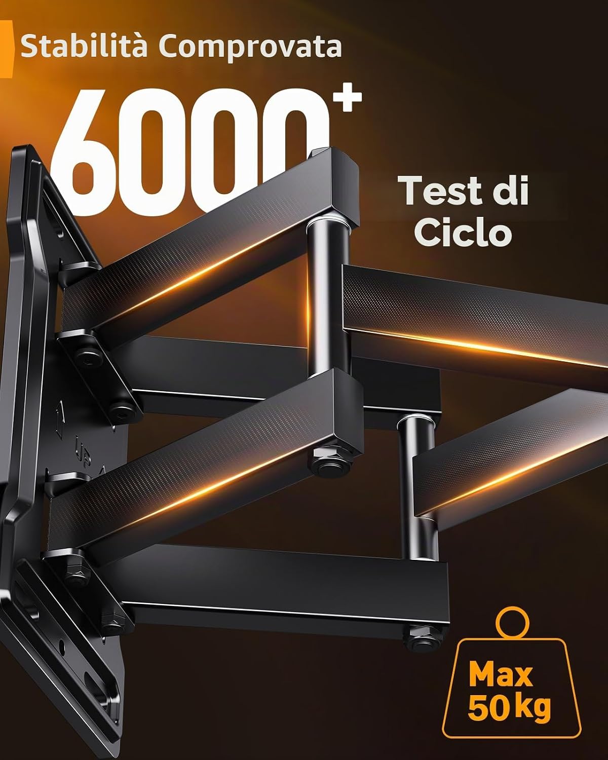Thumbnail 5 de Perlegear Supporto TV da 23–70" fino a 50 kg