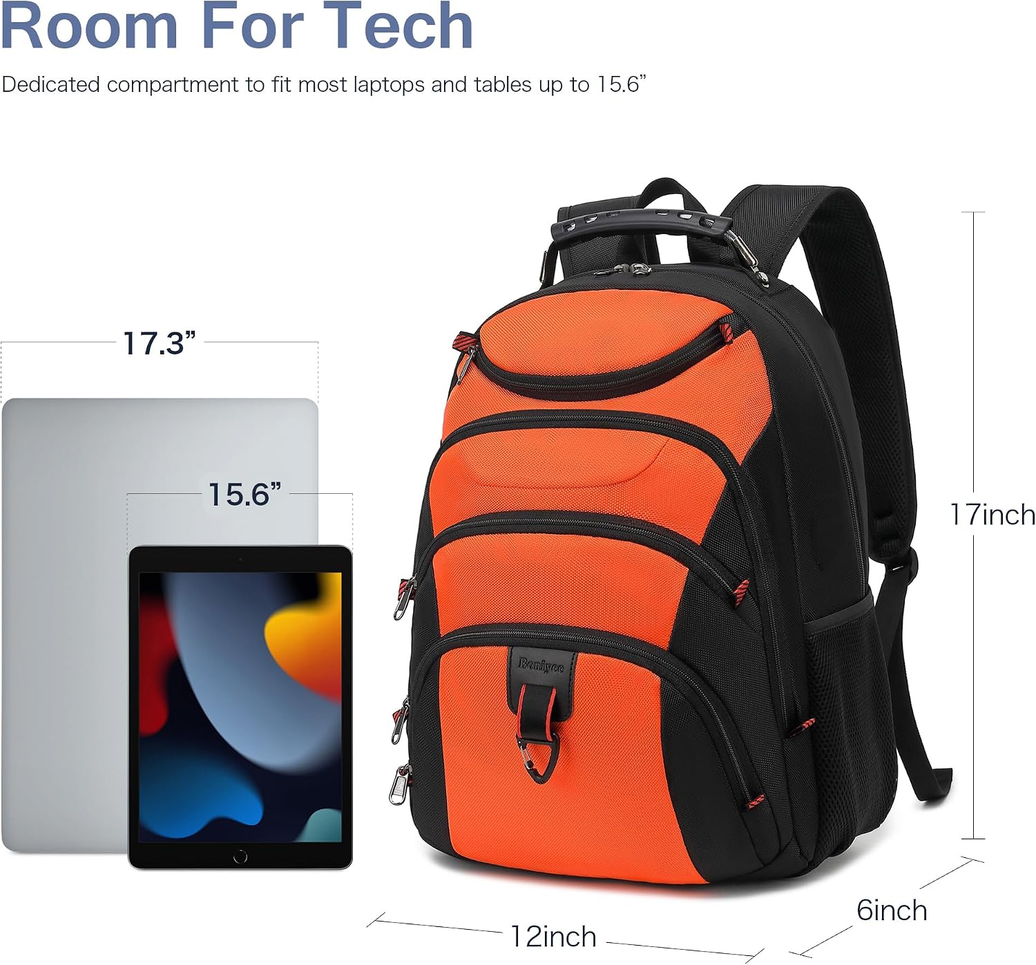 Detalle 1 de Boavan Laptop Backpack 15.6-Inch