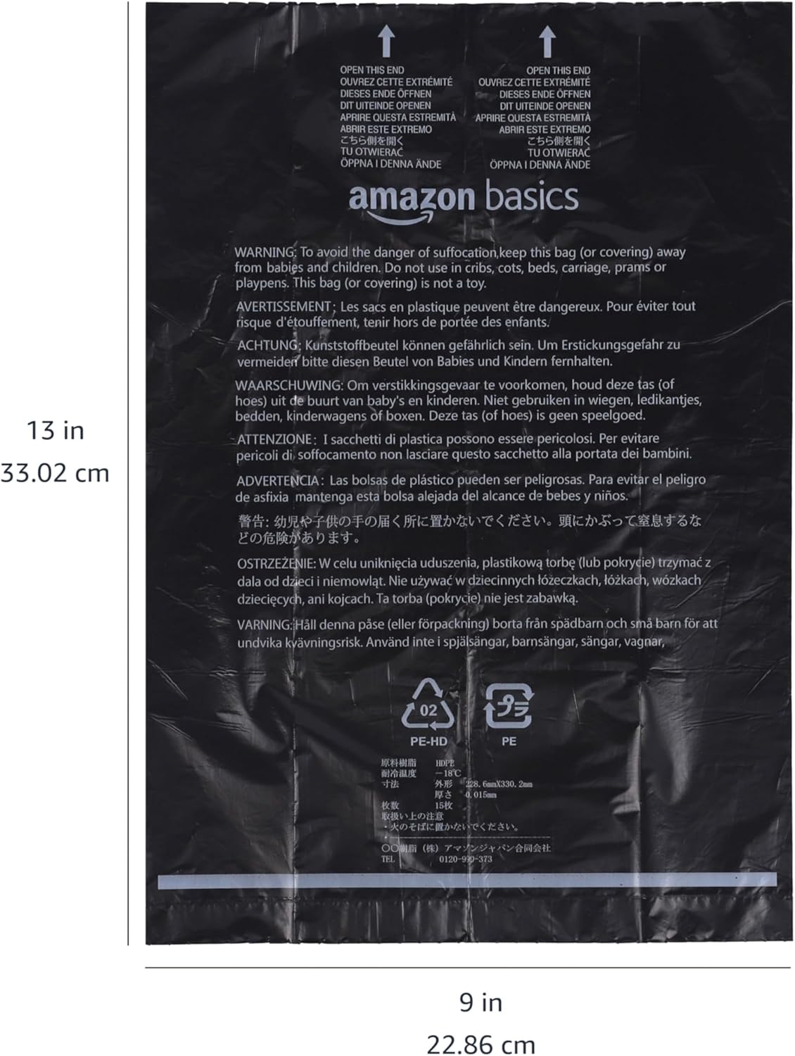 Detalle de Amazon Basics Sacchetti igienici per cani con dispenser e clip per guinzaglio, 600 pezzi (40 confezioni da 15 sacchetti)