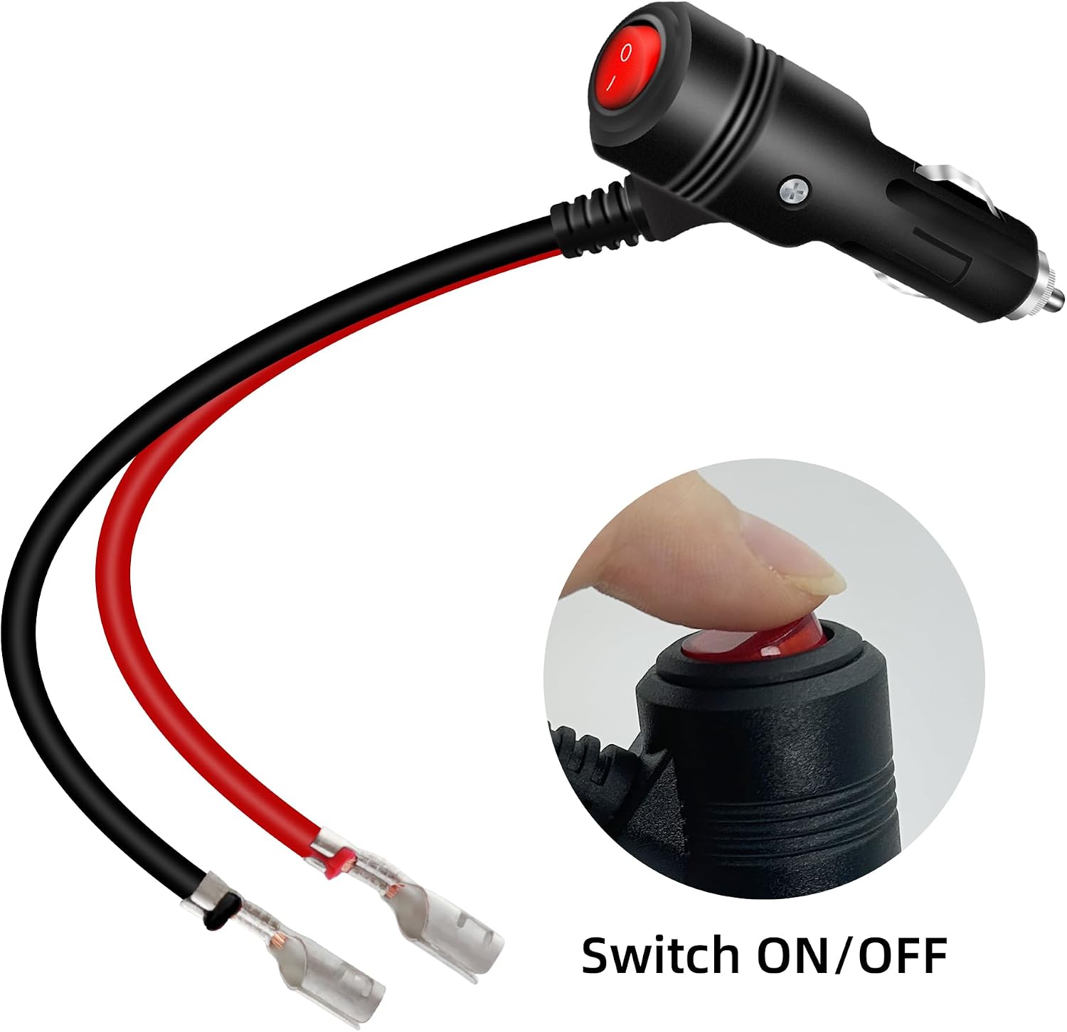 Thumbnail 1 de RIIEYOCA 2PCS 12V 24V car lighter adapter