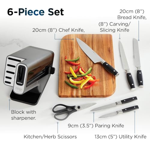 Detalle de Ninja Knife Block Set, Stainless Steel