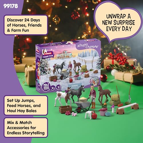 Thumbnail 4 de schleich HORSE CLUB Calendario de Adviento 2025, 34 piezas 🐴