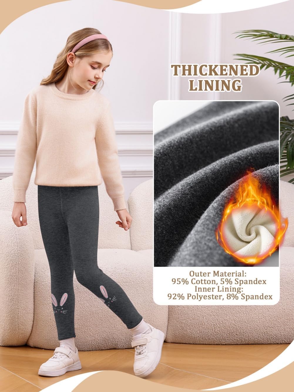 Thumbnail 4 de Kfnire Thermoleggings Gr.110-150 Mädchen