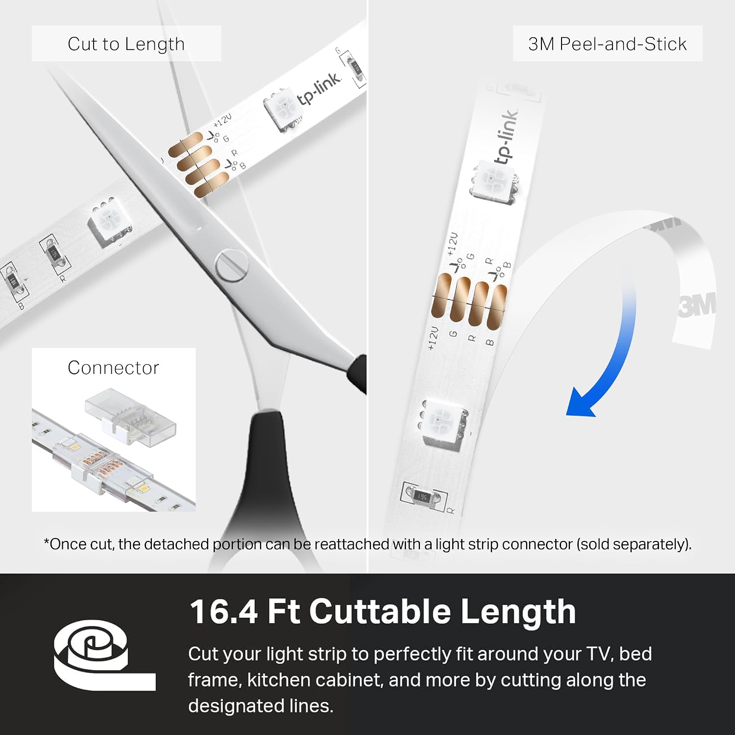 Thumbnail 6 de Kasa KL420L5 16.4ft RGBIC LED Light Strip ๐๐