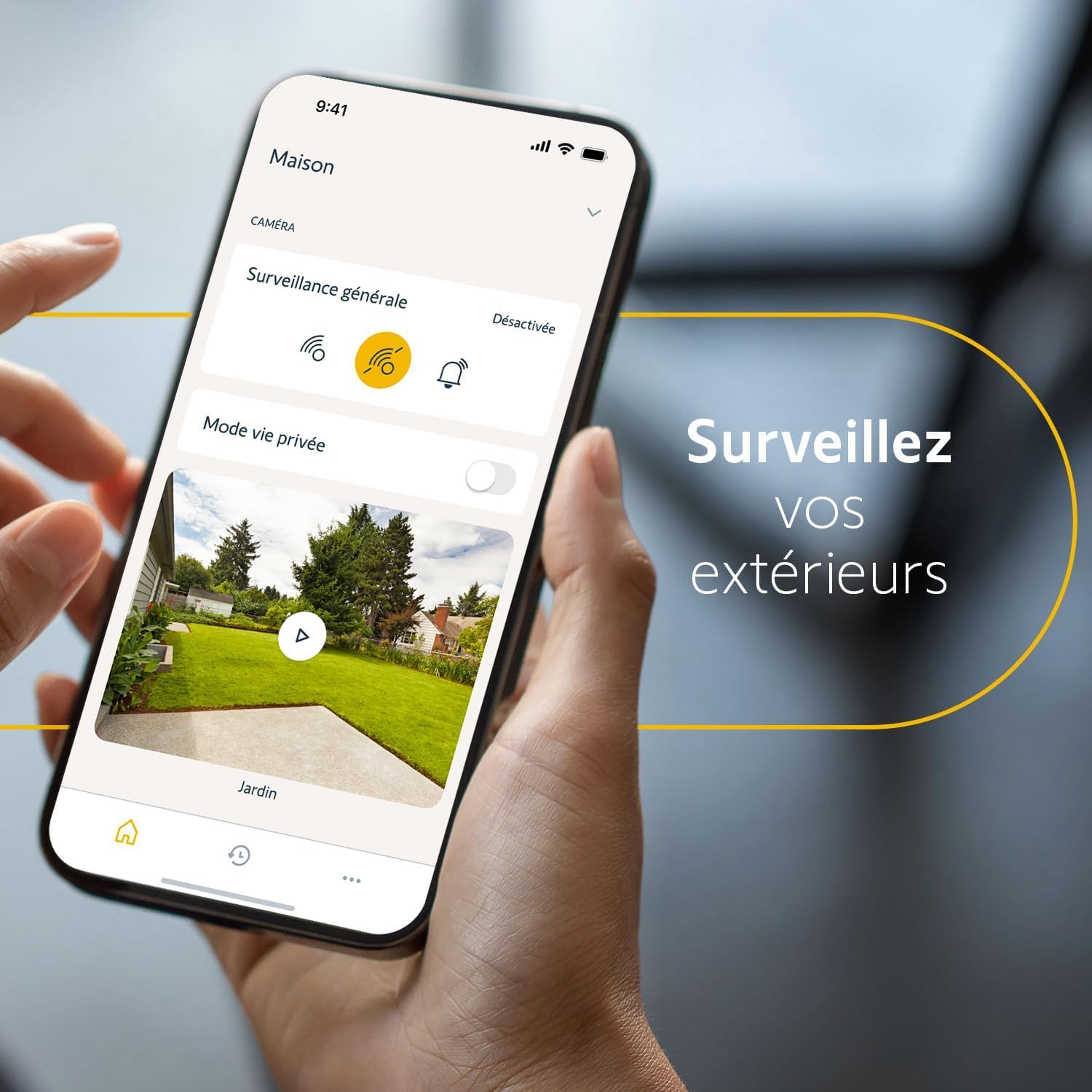 Thumbnail 2 de Somfy 1875341 – Pack de 2 Outdoor Cameras grises avec détection intelligente et sirène 110 dB