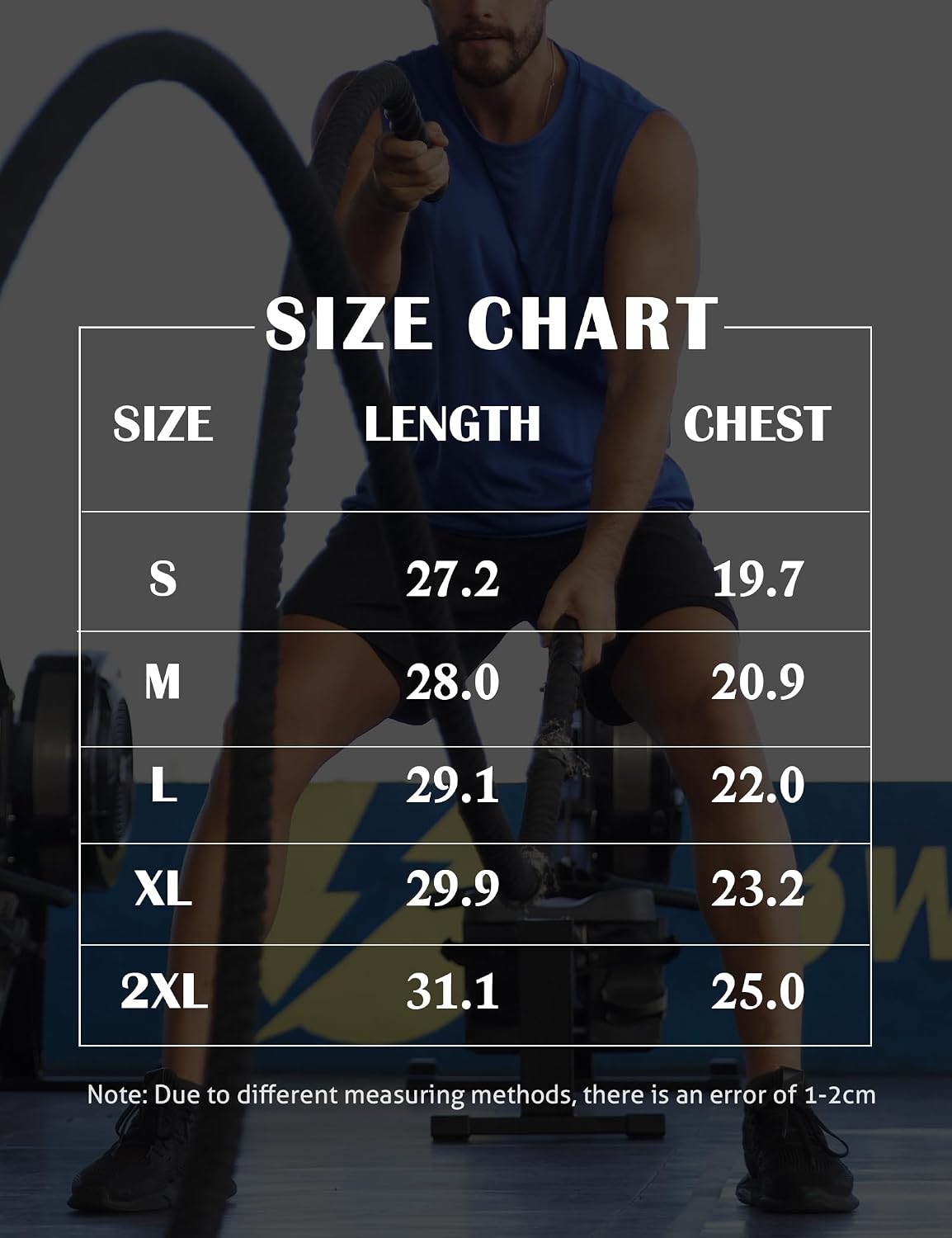 Thumbnail 5 de HUAKANG Men's Sleeveless Tank Top: A Practical, Everyday Workout Vest