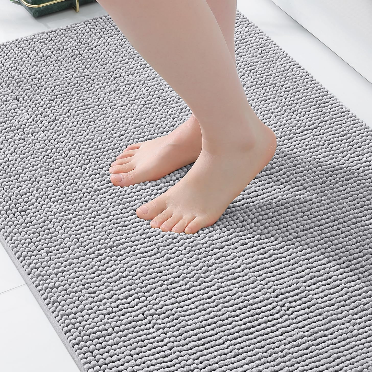 Thumbnail 6 de Homaxy Chenille Badematte mit 50x80 cm