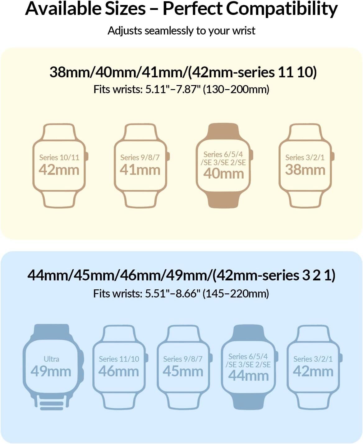 Thumbnail 3 de Patented Magnetic Sport Silicone Band for Apple Watch (40mm–49mm)
