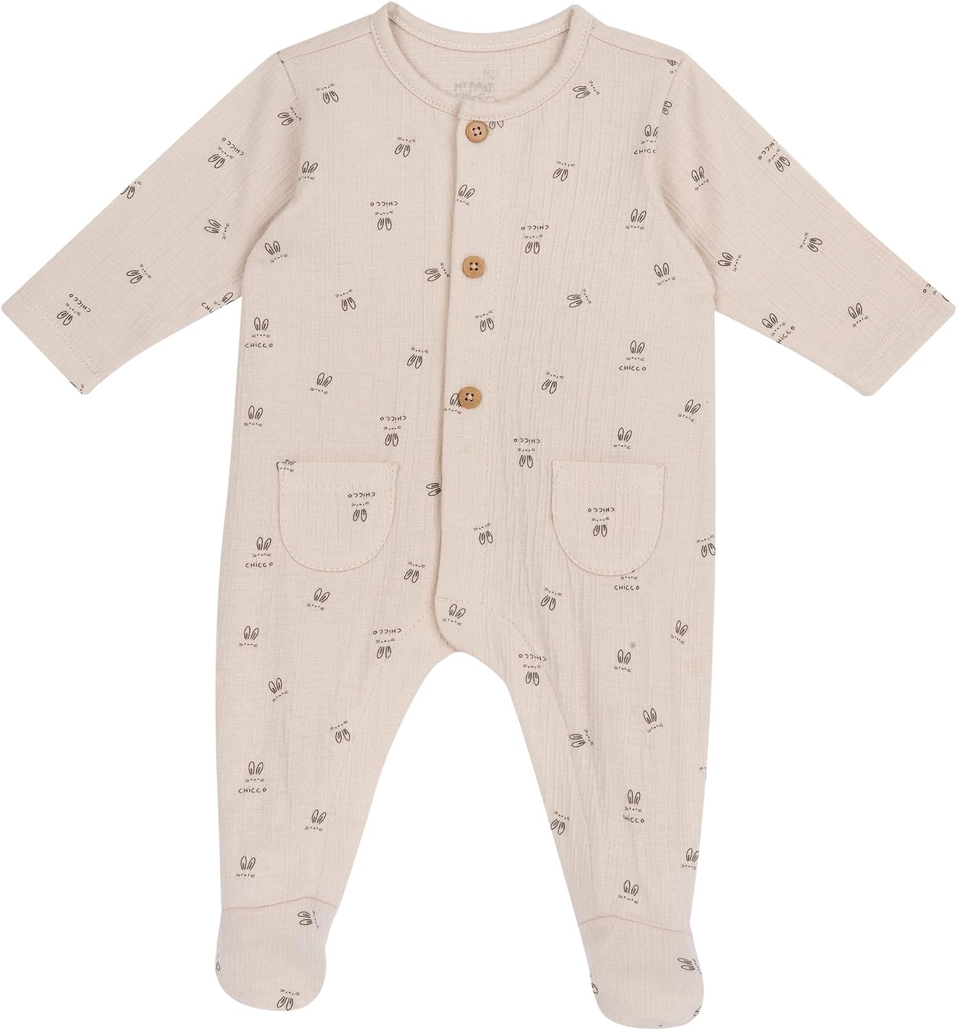 Thumbnail 6 de Chicco Grenouillères Bébé garçon en coton doux, ouverture frontale pratique – lot de 1