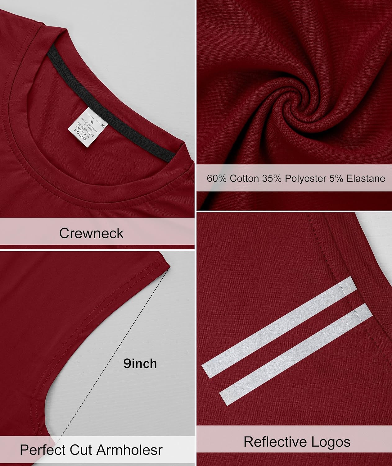 Thumbnail 3 de Herren Baumwoll Gym Tank Tops 1er Pack