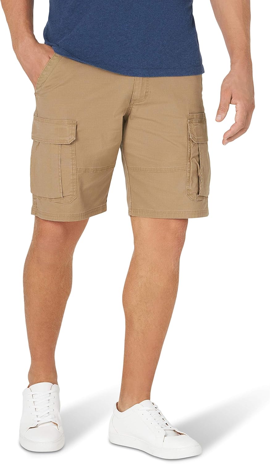 Detalle de Wrangler Authentics Men's Classic Relaxed Fit Stretch Cargo Short
