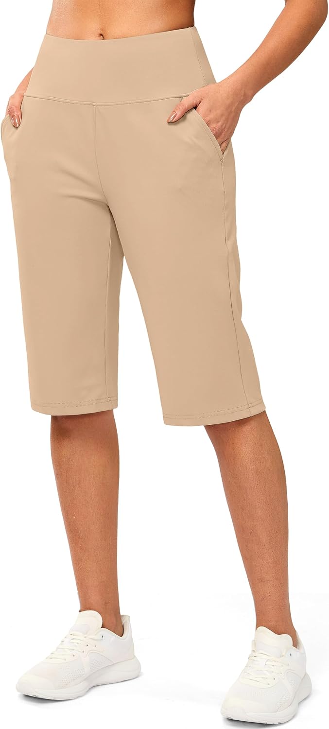 Detalle de G Gradual Women's Bermuda Shorts, 14-Inch