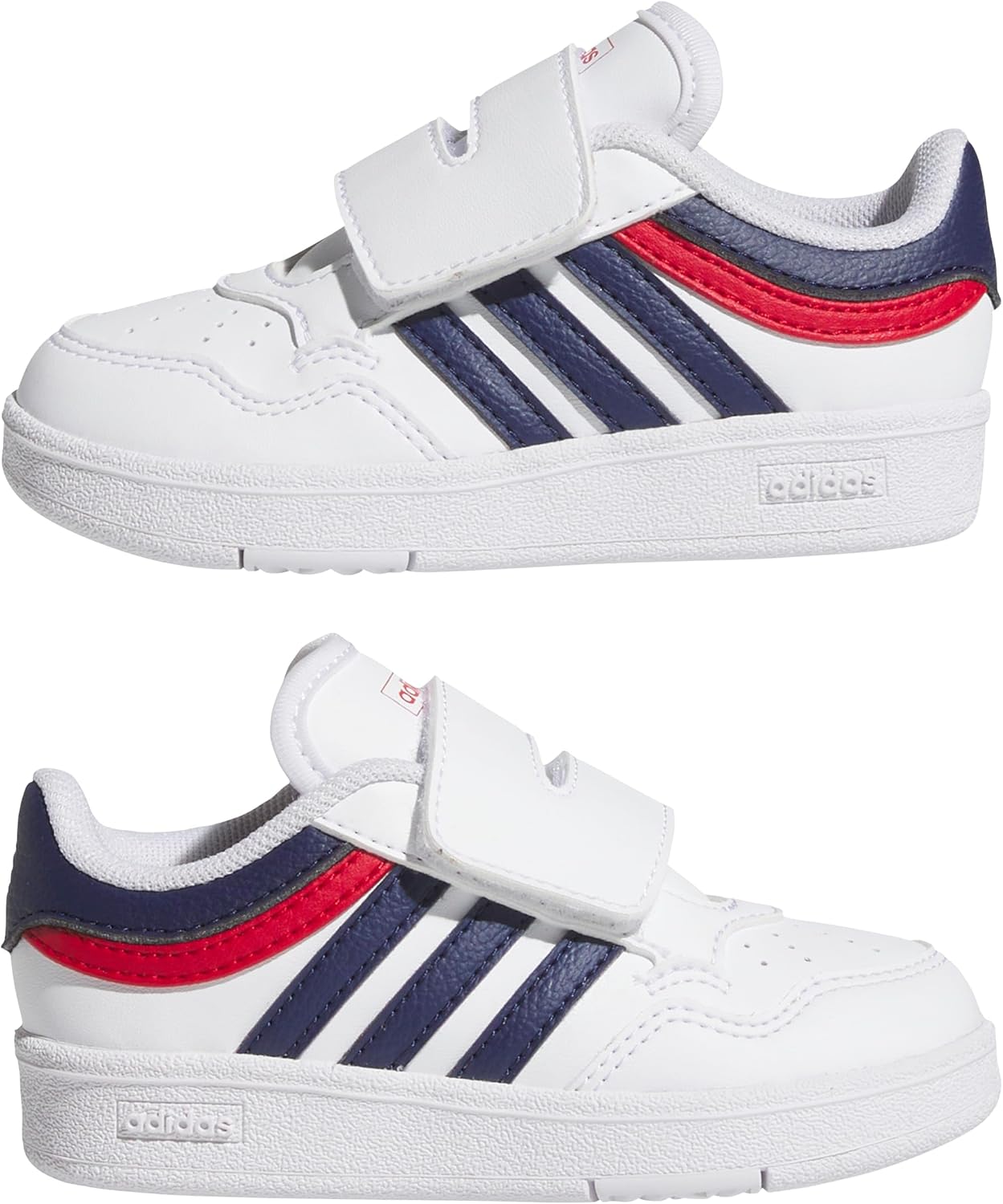 Detalle de adidas Unisex Baby Hoops 4.0 ShoesSchuhe – Reguläre Passform, Synthetikleder & Mesh