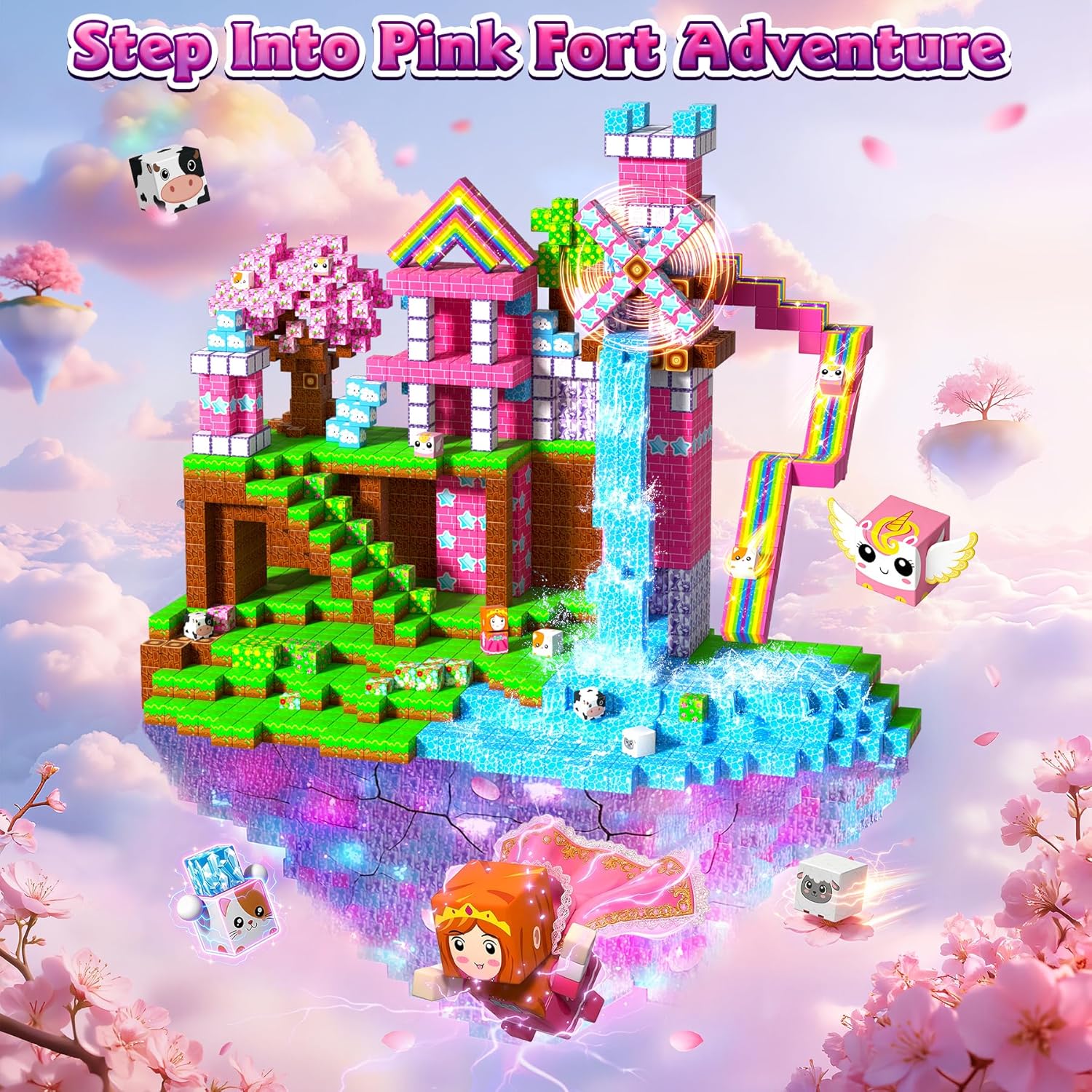 Thumbnail 1 de Prinhero Magnetische Bausteine mit 165 Teilen – Magnetspielzeug für Kinder ab 4 Jahren