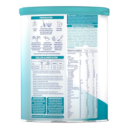 Detalle de NAN OPTIPRO 2 leche de continuación en polvo (3 botes de 800 g) Nestlé