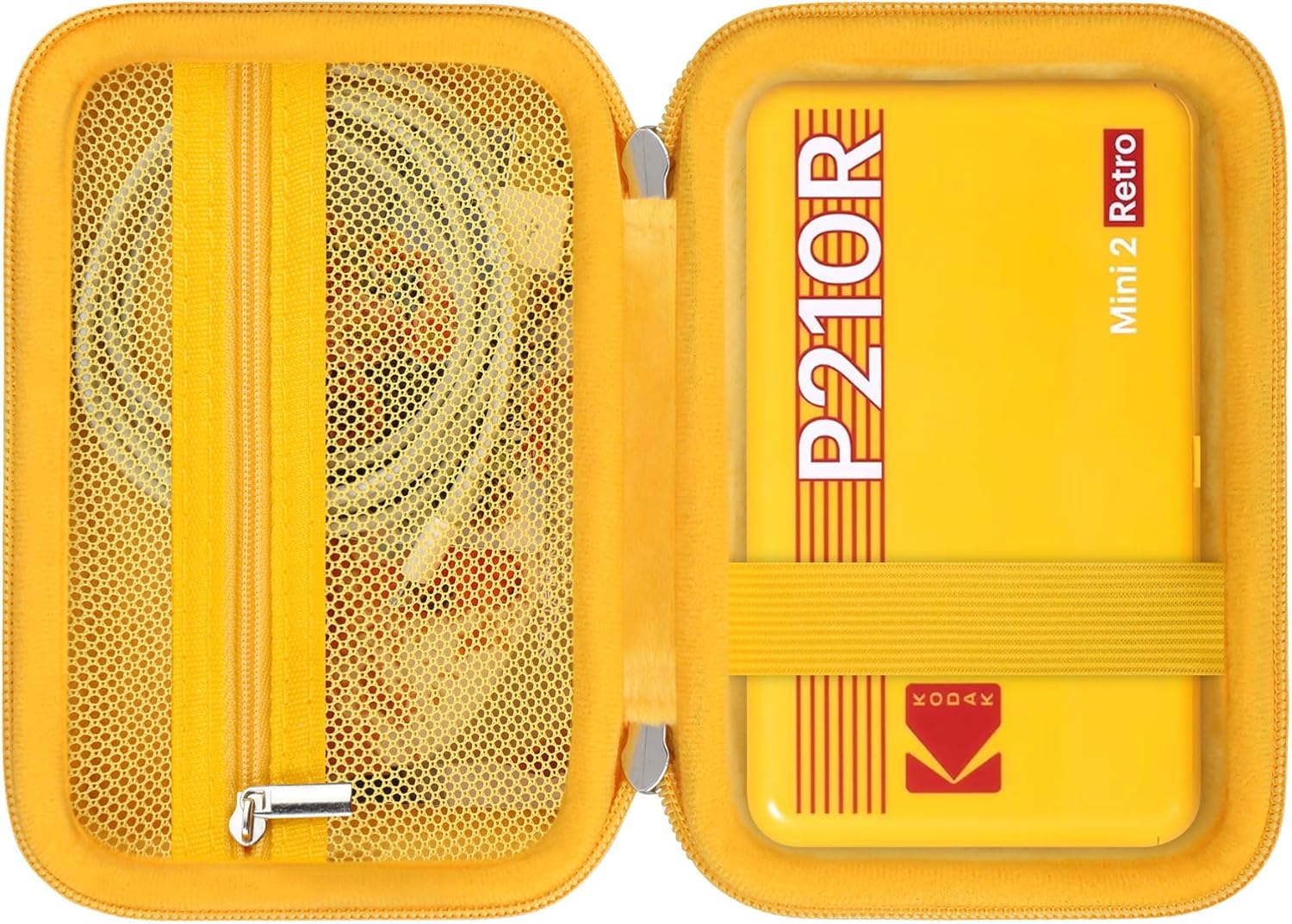 Detalle de RAIALL Hard Case for Kodak Mini 2 Retro 4PASS Portable Photo Printer (Yellow)