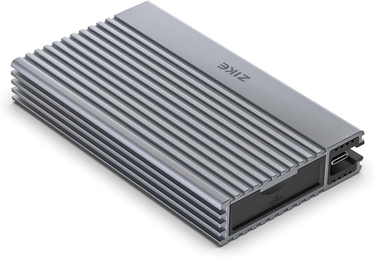 Detalle de ZIKE USB4 M.2 NVMe SSD Gehäuse Z666 (40 Gbit/s) für 2280 M-Key, Thunderbolt 4 kompatibel