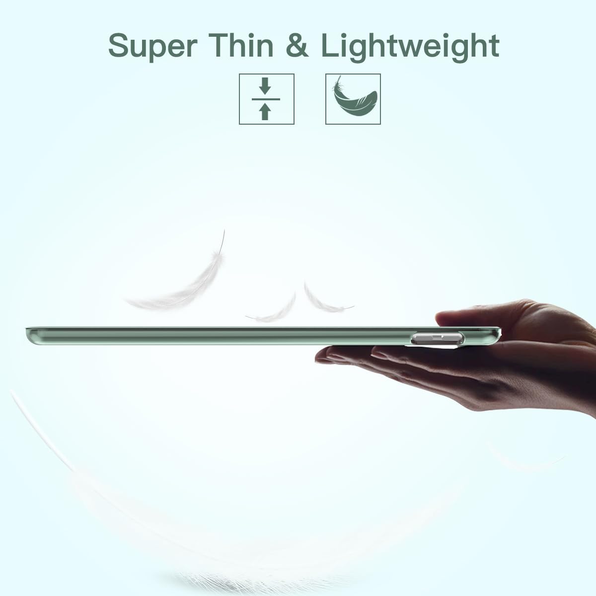 Thumbnail 6 de TiMOVO Morandi Green iPad 10.2 case for iPad 9th, 8th and 7th gen (Auto Wake/Sleep, stand)