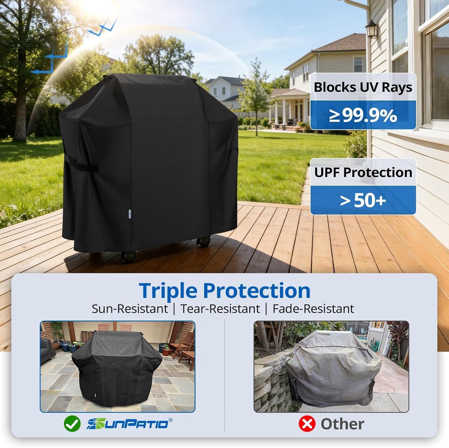 Detalle 2 de SunPatio Grill Cover, 52-Inch