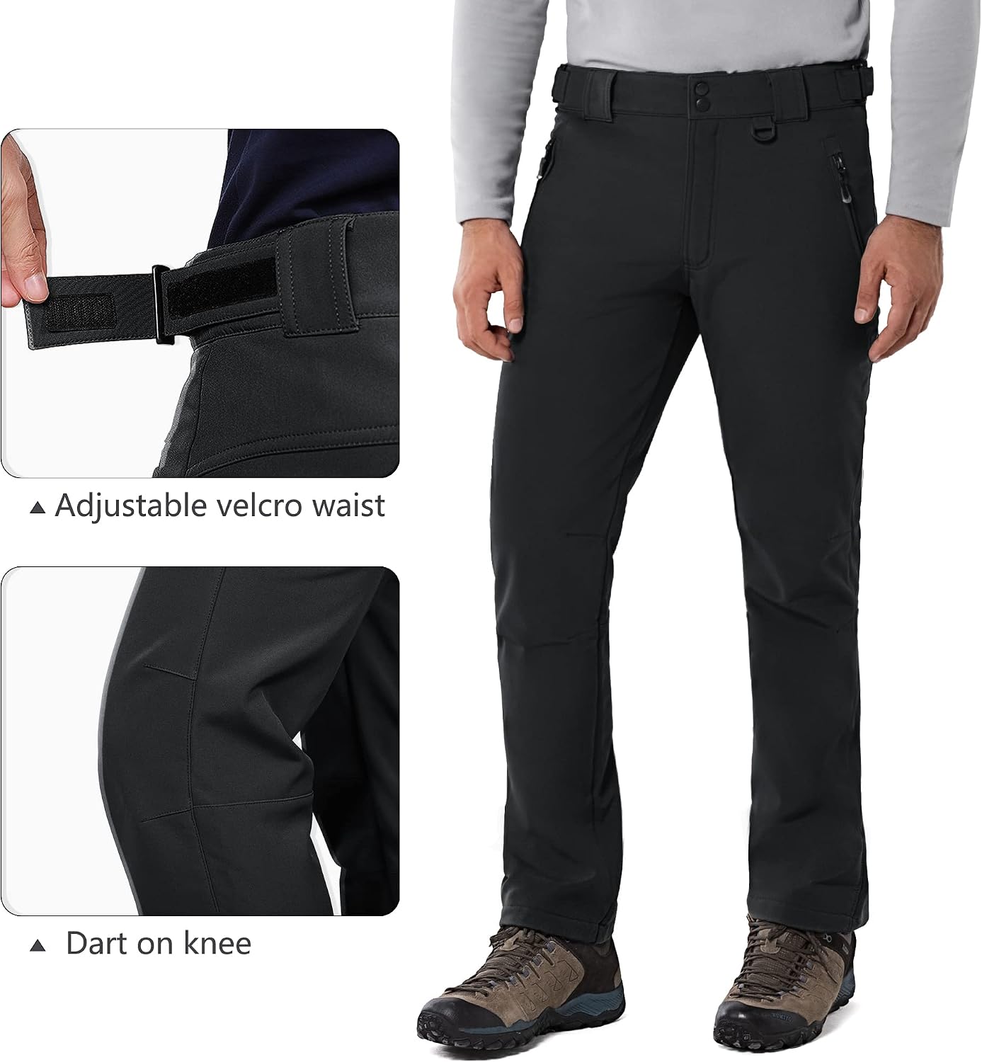 Thumbnail 5 de 33,000ft Softshellhose Herren 94% Polyester