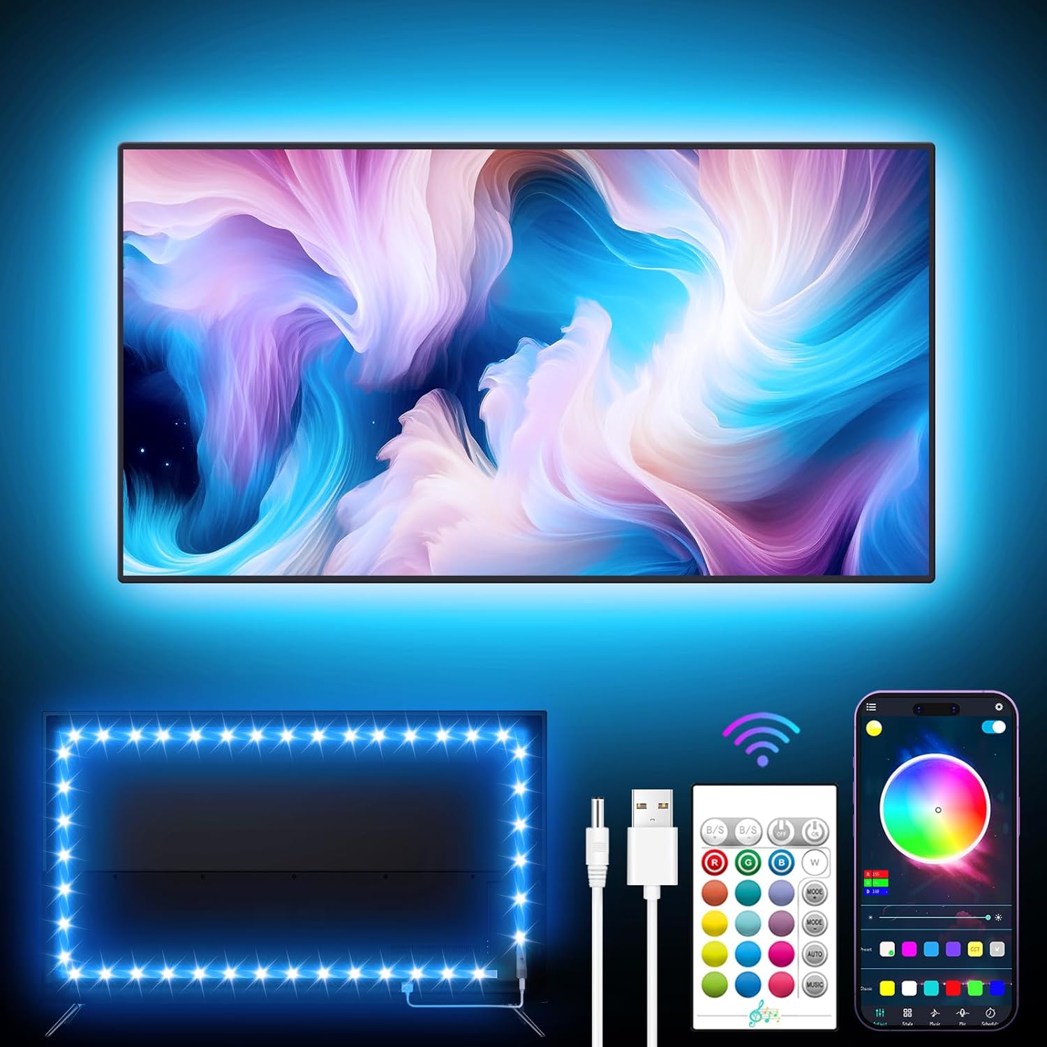 Thumbnail 6 de GIPOYENT TV Light Strip 5M RGB backlight
