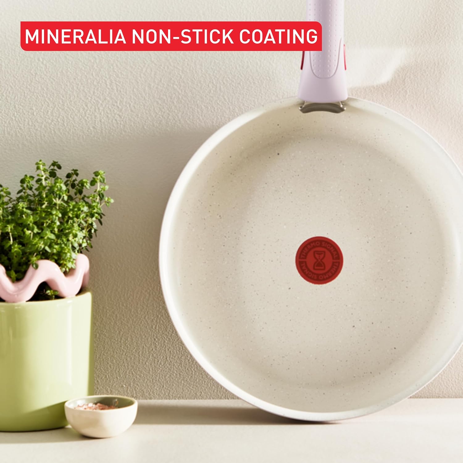 Thumbnail 5 de Tefal Ingenio Serenity 11-Piece Cookware Set (L830SB04) in Pink Clay – induction, stackable non-stick