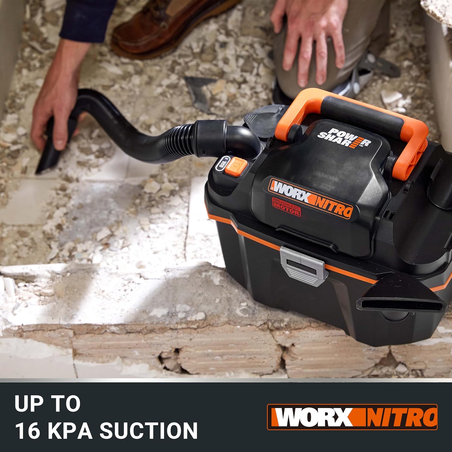 Thumbnail 2 de WORX WX031.9 18V (20V MAX) Cordless Compact Wet/Dry Vacuum Cleaner