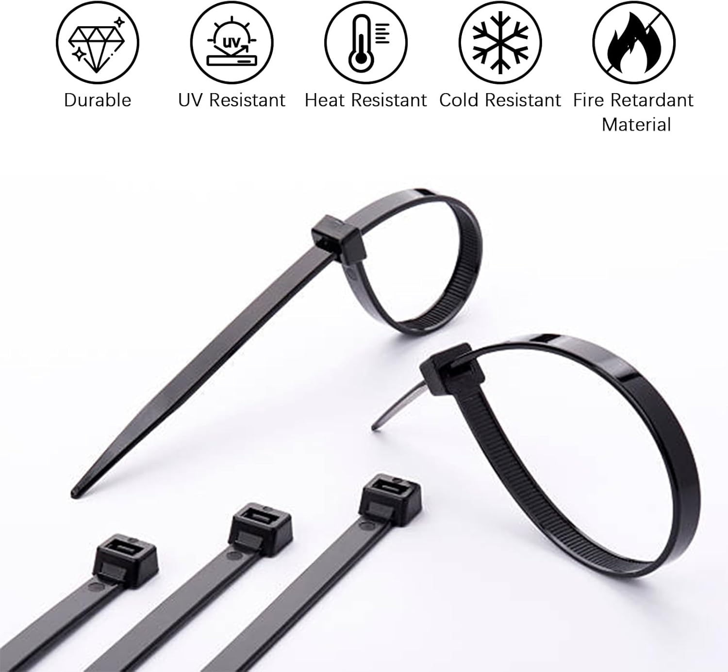 Thumbnail 3 de JelKen 250 Pack Cable Ties 300mm