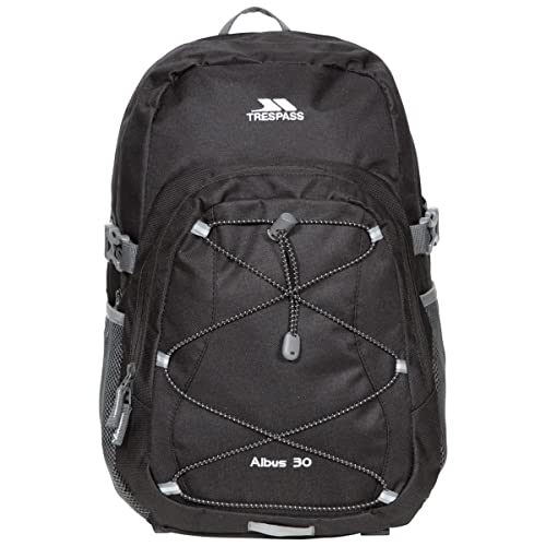 Detalle de Trespass Albus 30 Litre Backpack: A Practical Rucksack for School, Work, Hiking and More