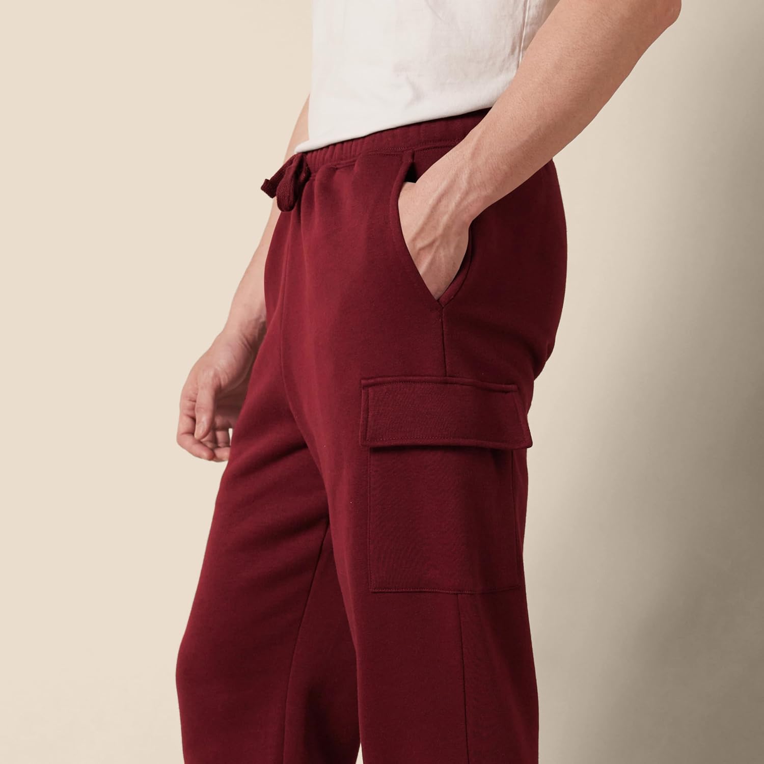 Thumbnail 3 de Amazon Essentials men’s cargo fleece open hem sweatpant (relaxed fit)