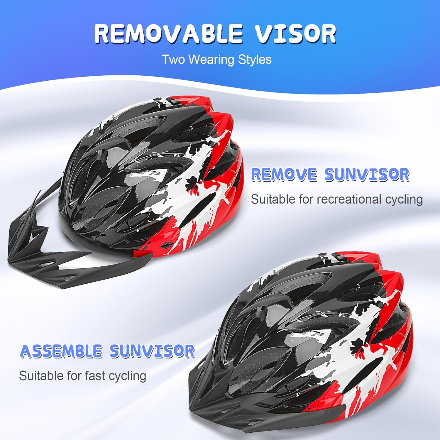 Thumbnail 2 de DmTown Kinderfahrradhelm verstellbar 50–58 cm (3–14 Jahre) – Multisport für Fahrrad, Skate & Roller