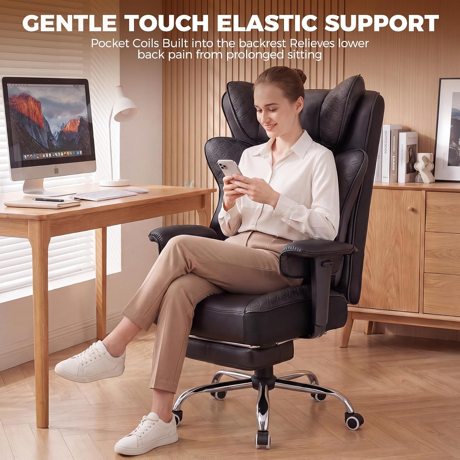 Detalle de GTPLAYER Office Chair PU Leather