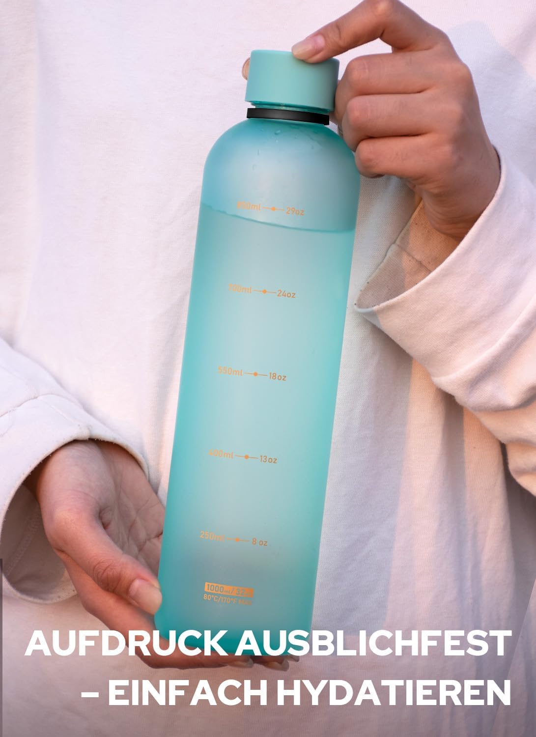 Detalle 2 de Opard Slim Trinkflasche 1 l für Sprudel