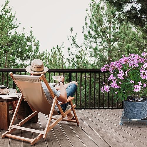 Thumbnail 2 de Relaxdays Soporte Macetas Extensible con Ruedas 🌱